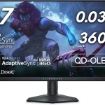 Alienware AW2725DF OLED Gaming Monitor - 267-inch Quantom-Dot WQHD 2560x1440 360Hz 003Ms Display AMD FreeSync Premium (New)