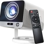 HP MC425 Portable Full HD Projector WiFi and Bluetooth Short Throw Lens 4K Support Auto Focus Keystone Correction D (New)