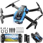 Drone with 1080P Camera Foldable Remote Control RC Quadcopter FPV Drone Camera Drone with Gesture Control 3D Flip On (New)