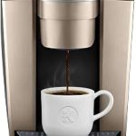 Keurig K-Elite Single Serve K-Cup Pod Coffee Maker Brushed Gold Strength and Temperature Control Iced Coffee Capabilit (New)