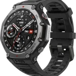 Amazfit T-Rex 3 Smart Watch 15&quot AMOLED Display GPS iOS/Android 48mm 27-Day Battery Water-Resistant Rugged/Milita (New)