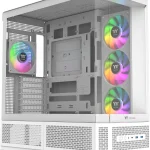Thermaltake View 370 TG ARGB Mid Tower 1x360mm &amp 1x120 ARGB PWM Fans Included 360mm Rad Support 420mm GPU Clearance Hi (New)