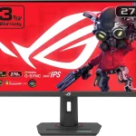ASUS ROG XG27ACMG 27 Inch 1440p 270Hz USB-C G-SYNC HDR Gaming Monitor 1ms Fast IPS ELMB Sync DCI-P3 95% Gaming AI D (New)