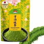 Ceremonial Grade Uji Matcha Powder - Stone-Ground from Kyoto Japan Umami-Rich for Tea Ceremony Vibrant Green 106oz/30g (New)