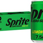 Sprite Zero Sugar Lemon-Lime Soda Soft Drink Mini Cans 75 fl oz 10 Pack Caffeine-free citrus soda pop with natural fl (New)