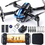 Pallton Drone with Camera for Aldults 1080P FPV Foldable RC Quadcopter Easy Fly Drone with One Key Take Off/Landing Ges (New)