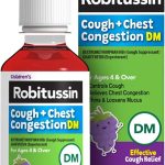 Children's Robitussin Grape Cough and Chest Congestion DM 4 fl oz Cough Medicine For Kids Chest Congestion Relief Cou (New)