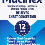 Mucinex 12Hr Expectorant Excess Mucus &amp Chest Congestion Relief 100 ct Guaifenesin Expectorant Extended-Release Formu (New)