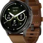 Garmin VenuÂ® 4 Advanced Fitness Smartwatch 45mm Brown Leather 24/7 Health Monitoring Advanced Sleep Tracking Health (New)