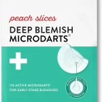 Peach Slices - Deep Blemish Microdarts 9 ct - Early Stage Pimple Patches for Face - Salicylic Acid Niacinamide Hyaluro (New)
