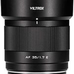 VILTROX 35mm F1.7 E APS-C AF 35mm f/1.7 Air E Lens for Sony E Large Aperture Prime Lens for Sony e-mount ZV-E10 II EV10 (New)