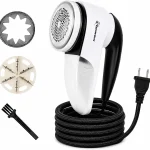 Power Corded Electric Fabric Shaver No Battery Pilling &amp Fuzz Remover for Clothes Furniture Couch Sweaters 6 Leaf B (New)