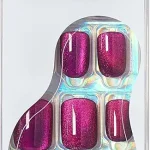 Kiss colorFX by Impress Press On Nails Levels 30 No Glue Peel and Stick Nails Kit with IMPROVED Adhesive Pink Squoval C (New)