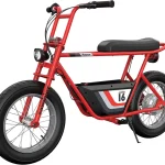 Razor Rambler 16 Electric Retro Mini Bike Ride for Teens Ages 18 220 lb Max Weight Red   350W Motor Up to 156 Mph 4 (New)