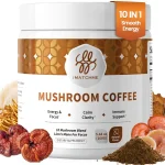 iMATCHME Mushroom Coffee 10 Adaptogens Blend Medium Roast 50 Servings Lion's Mane Cordyceps Reishi Other Mixed wi (New)