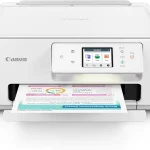 Canon PIXMA TS7720 Wireless All-in-One Color Inkjet Printer   Print Copy Scan   Auto Duplex 15/10 PPM 27 Touchscree (New)