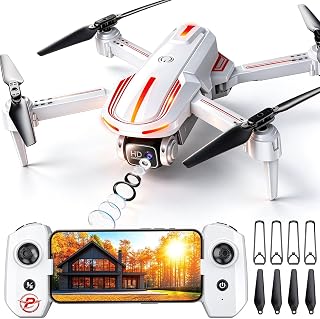71KA83zSf1L._AC_UL320_ Pallton Drone with Camera for Adults 1080P FPV Foldable RC Quadcopter Easy Fly Toy Drone for Kids Beginners Altitude (New) - Image 1