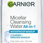 Garnier SkinActive Micellar Water For Waterproof Makeup Facial Cleanser &amp Makeup Remover 135 Fl Oz 400mL 1 Count Pa (New)
