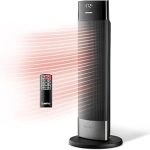 Lasko Ellipse Ceramic Tower Heater for Home with Tip-Over Switch Digital Display Thermostat Wide Oscillation Remote T (New)