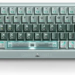 IQUNIX EV63 Ghost in the Shell Gaming Keyboard Shell Core 60% Wired Hall Effect Keyboard 001mm RT CNC Aluminum Case (New)