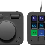 Logitech MX Creative Console 9 Customizable Keys - Graphite Control Dial for graphic design Zoom and Spotify includes (New)