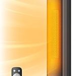 PELONIS 30” Ceramic Tower Space Heater with Thermostat Remote 12H Timer Effective ceramic heating technology Compreh (New)