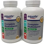 Equate Mature Adult 50 One Daily Complete Multivitamin Compare to Centrum Silver 220 Ct Pack of Two (New)
