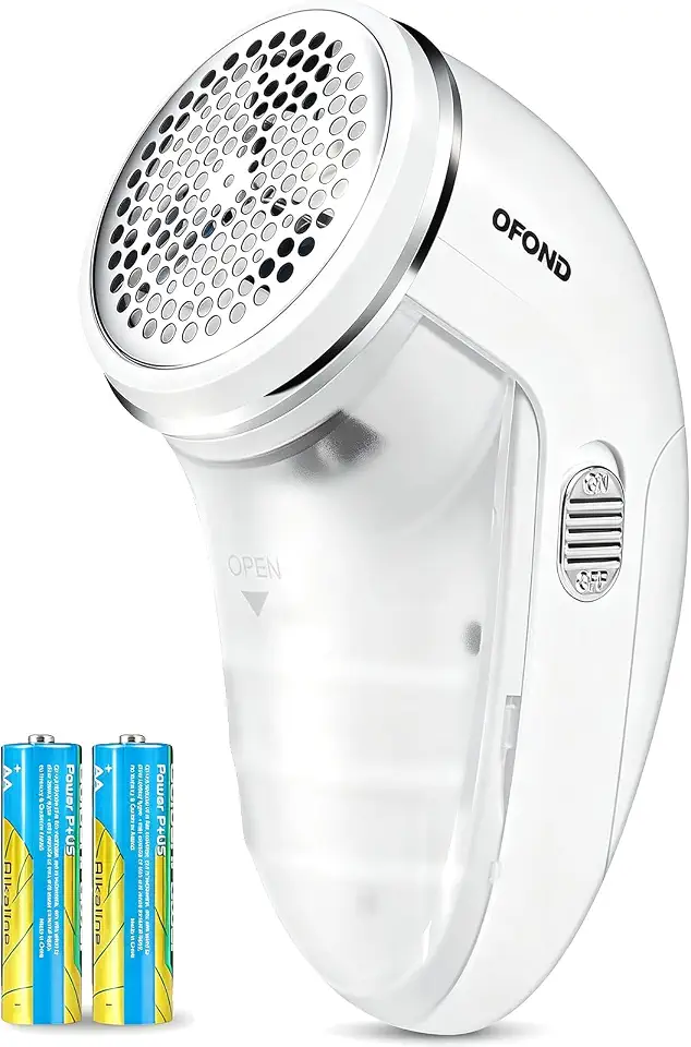 71LsPNA-hZL._AC_UL960_FMwebp_QL65_ OFOND Lint Remover for ClothesFabric Shaver with BatterySweater Defuzzer Quick and Easy Remove PillsLint BallsFuzz o (New) - Image 1