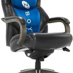 La-Z-Boy Big and Tall Executive Office Chair Lumbar Support Leather Chair Delano Wood Arms Base 350lb Capacity Ergono (New)