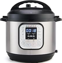 71MLaYtMFOL._AC_UY218_ Instant Pot Duo 6 Qt 7-in-1 Electric Pressure Cooker Stainless Steel Slow cooks makes rice and yogurt steams sautés (New) - Image 1