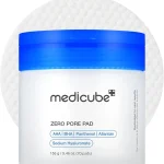 medicube Toner Pads Zero Pore Pad 20 for Exfoliation and Pore Care Dual-Textured Facial Pad with 45% AHA Lactic Acid (New)