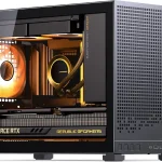 JONSBO D32 PRO Micro-ATX PC CaseHigh Compatibility Mini Desktop CaseA/B Mode for MB Support MATX Back-Connect/BTF MB36 (New)