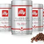 illy Whole Bean Coffee Classico Medium Roast 88oz 6 Pack 100% Arabica Premium Italian Coffee Ideal for Espresso D (New)