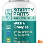 SmartyPants Prenatal Multivitamin Gummies Vitamin D &amp C Omega 3 90 Ct Methylfolate Biotin Vitamins B12 B6 A K a (New)
