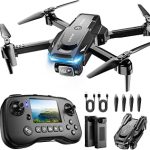 Drone with Camera Screen on Controller Remote Control Quadcopter FPV Drone Drone with Built-in Screen Controller for Be (New)