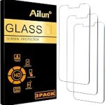 Ailun 3 Pack Screen Protector for iPhone 17e/16e/14/13/13 Pro 6.1 Inch Tempered Glass Case Friendly Not for iPhone 16 (New)