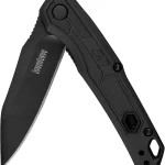 Kershaw Appa Pocket Knife All-Black 275 Inch Reverse Tanto Blade EDC with Assisted Opening Reversible Pocketclip Ev (New)