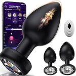 Plug Vibrating Butt Plug Toys 3PCS Silicone Plugs Toys with Remote Control 10 Vibrating Vib (New)