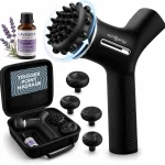 Lifepro Spinergy Lymphatic Drainage Massager with 4 Rotating Heads 6 Speeds Quiet USB-C with Oil for Circulation Suppor (New)