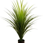 Nearly Natural 3 ft Artificial Grass Plant UV-Resistant Outdoor Porch Decor Flexible Branches Premium Craftsmanship In (New)