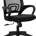 NEO CHAIR Office Computer Chair Ergonomic Mid-Back Mesh Desk Chair Black Breathable Mesh Back with Lumbar Support Heig (New)