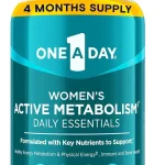 One A Day Women's Active Metabolism Daily Essential Multivitamin for Women Metabolism Support Vitamins for Women with A (New)