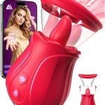 Gasevimo Toys Rose Toy Toys for Women AI Sync 7 Suctions 360° Rotation Tongue with 10 Licking Vibr (New)