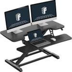 FLEXISPOT Standing Desk Converter 36" Desk Riser Height Adjustable Desktop Riser Sit Stand Computer Workstation Spacious (New)