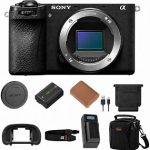 Sony Alpha a6700 Mirrorless Camera Body Bundle with Shoulder Bag Extra Battery Charger Sony 1 Year Limited Warranty (New)
