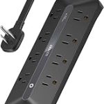 Anker Power Strip 900J Surge Protector 35W Max Flat Plug Extension Cord with Multiple Outlets 8 AC 2 USB A 2 USB C (New)