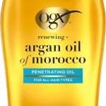 OGX Renewing Argan Oil of Morocco Penetrating Hair Oil 33 fl oz 24-Hour Frizz Control Repairs Split Ends Boosts S (New)