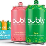 bubly Sparkling Water Tropical Thrill 3 Flavor Variety Pack Lime Grapefruit Mango Zero Sugar &amp Zero Calories Seltze (New)