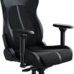 Razer Enki Gaming Chair Built-in Lumbar Arch All-Day Comfort Black Optimized Cushion Density Dual-Textured Eco-Frie (New)