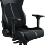Razer Enki Gaming Chair Built-in Lumbar Arch All-Day Comfort Black Optimized Cushion Density Dual-Textured Eco-Frie (New)